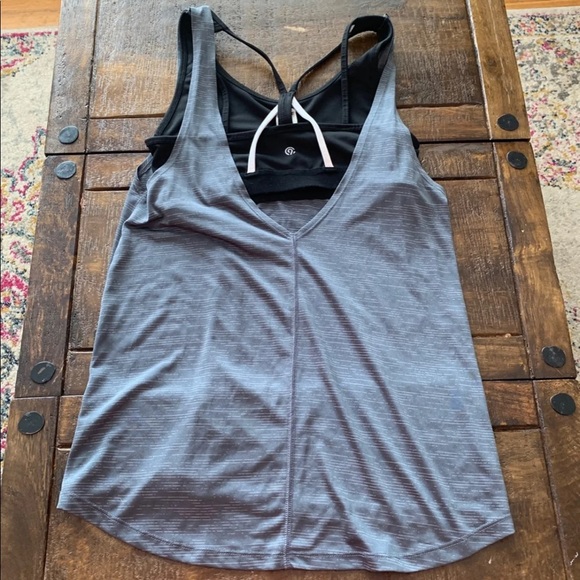 Champion tank top with attached bra sz m - Picture 2 of 4